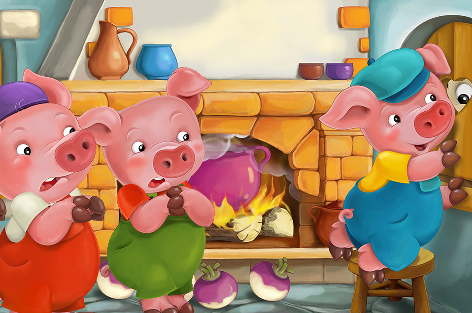 English The Three Little Pigs WorldStories